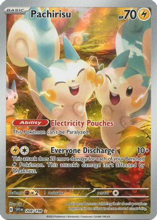 Pachirisu - 208/198 208 - [SV01 Scarlet & Violet Base Set] Holofoil