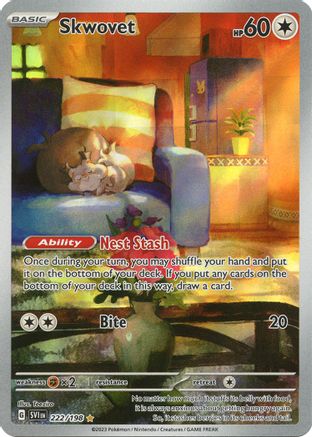 Skwovet - 222/198 222 - [SV01 Scarlet & Violet Base Set] Holofoil