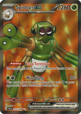 Spidops ex - 223/198 223 - [SV01 Scarlet & Violet Base Set] Holofoil