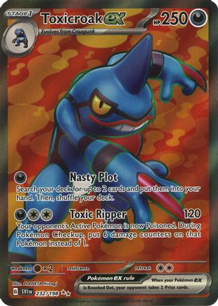 Toxicroak ex - 232/198 232 - [SV01 Scarlet & Violet Base Set] Holofoil