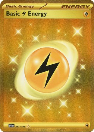 Basic Lightning Energy - 257/198 257 - [SV01 Scarlet & Violet Base Set] Holofoil