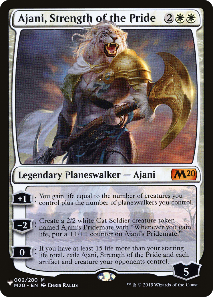 Ajani, Strength of the Pride (LIST-M20-2) [The List]