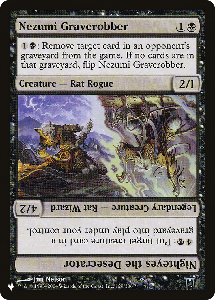 Nezumi Graverobber // Nighteyes the Desecrator (LIST-CHK-129) [The List]