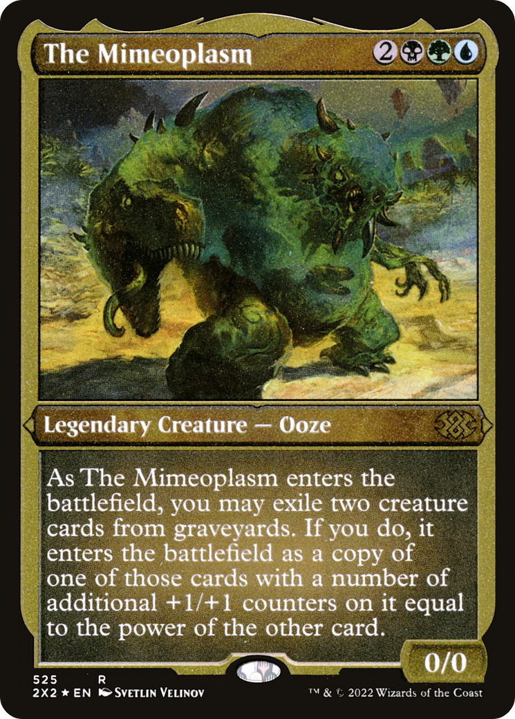 The Mimeoplasm (Foil Etched) (2X2-525) [Double Masters 2022] Foil