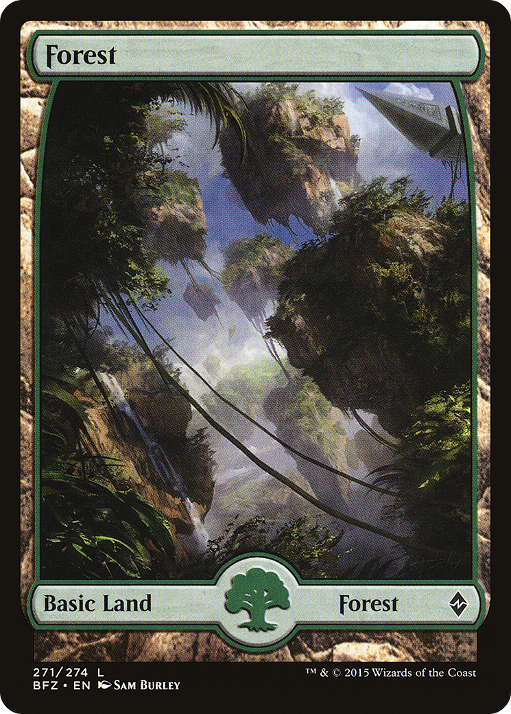 Forest (BFZ-271) [Battle for Zendikar] Foil