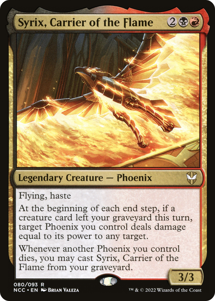 Syrix, Carrier of the Flame (NCC-080) [New Capenna Commander]
