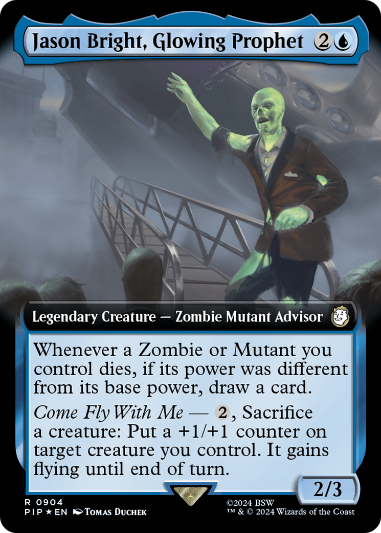 Jason Bright, Glowing Prophet (PIP-904) [Fallout]: (Extended Art) Foil