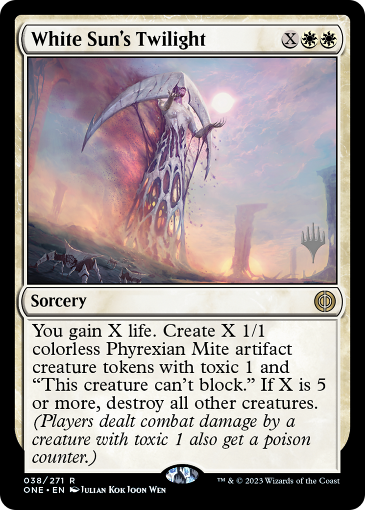 White Sun's Twilight (PPONE-38P) [Phyrexia: All Will Be One Promos]