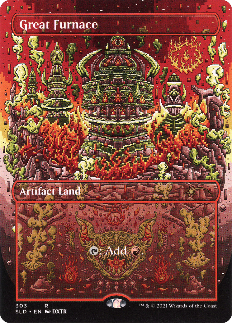 Great Furnace (SLD-303) (Borderless) [Secret Lair Drop]