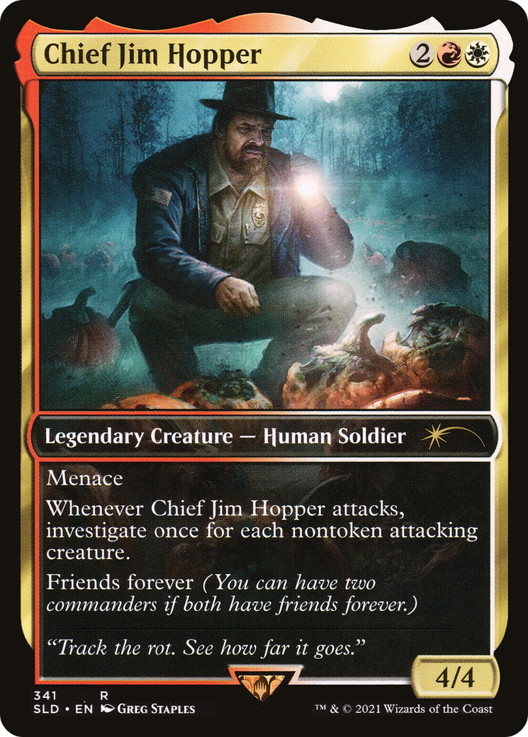 Chief Jim Hopper (SLD-341) [Secret Lair Drop] Foil