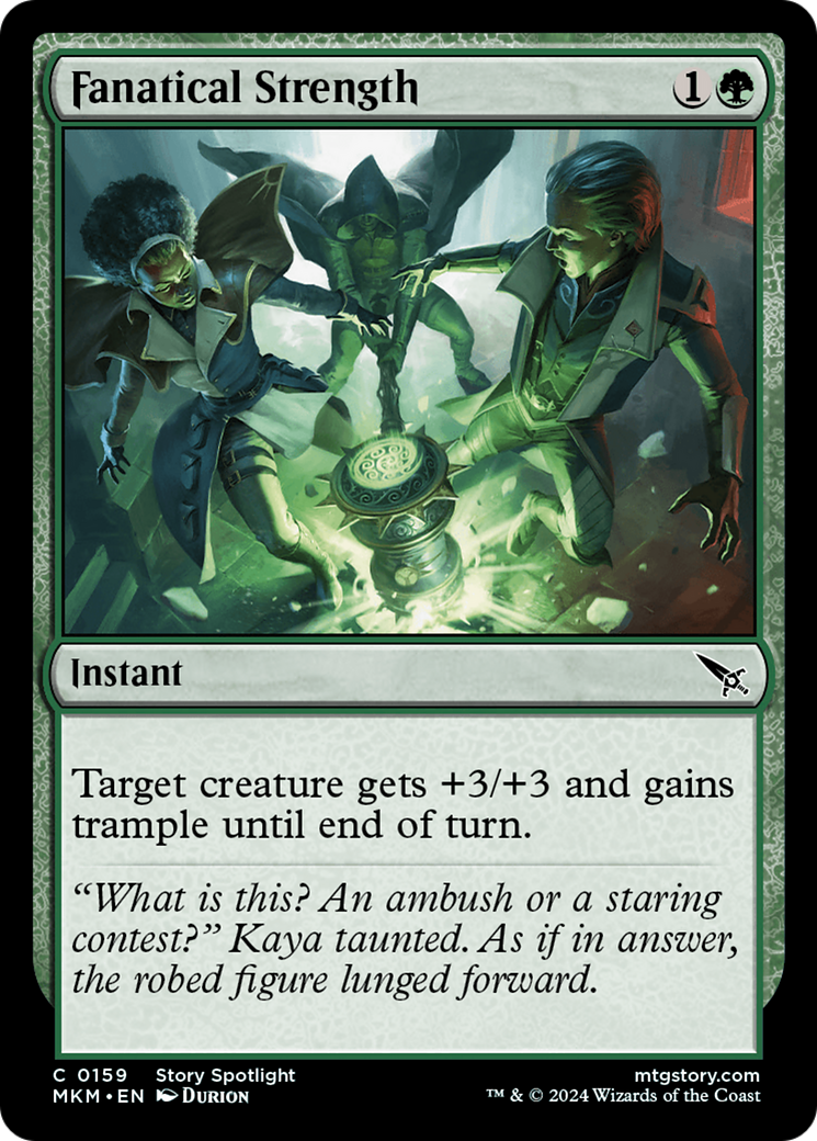Fanatical Strength (MKM-159) [Murders at Karlov Manor] Foil