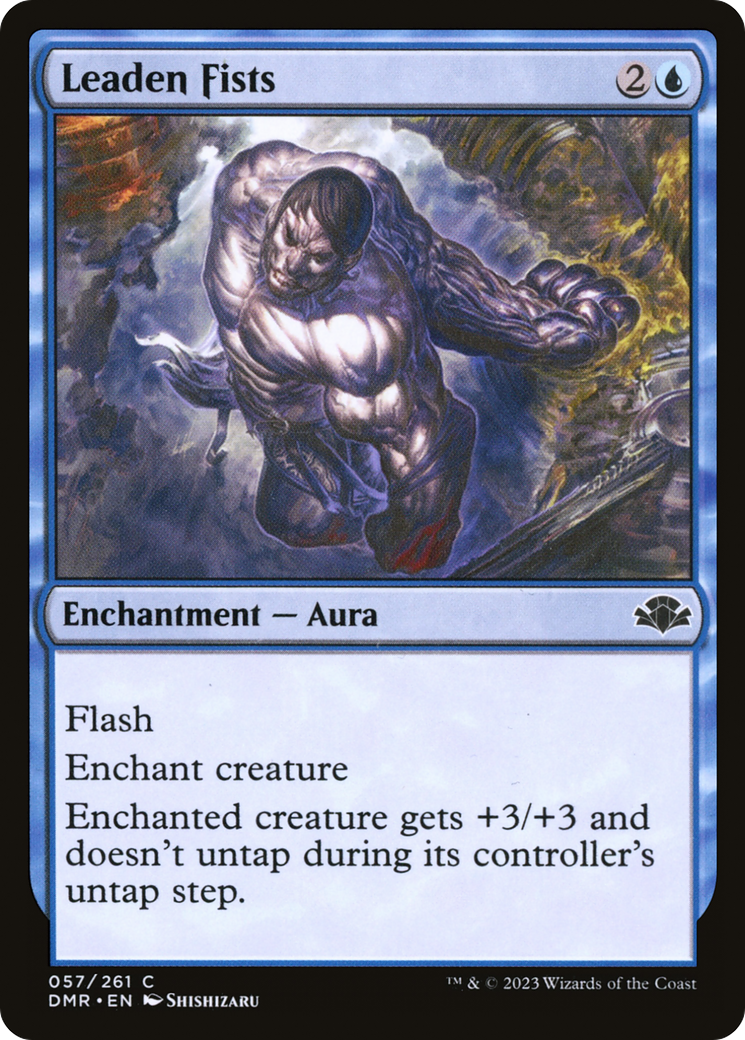Leaden Fists (DMR-057) [Dominaria Remastered] Foil