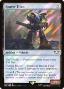 Reaver Titan (Surge Foil) (40K-163) [Warhammer 40,000 Commander] Foil