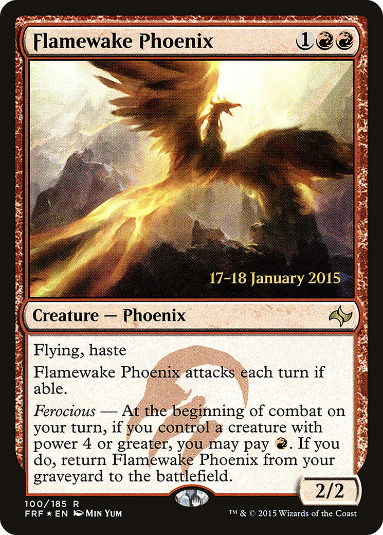 Flamewake Phoenix (PRE-100S) [Fate Reforged Promos] Foil