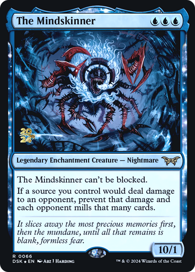 The Mindskinner (PRE-66S) [Duskmourn: House of Horror Promos]: (enchantment) Foil