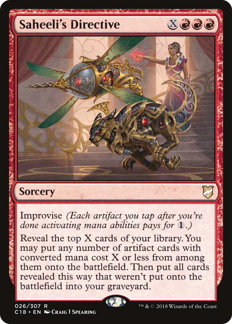 Saheeli's Directive (C18-026) [Commander 2018]