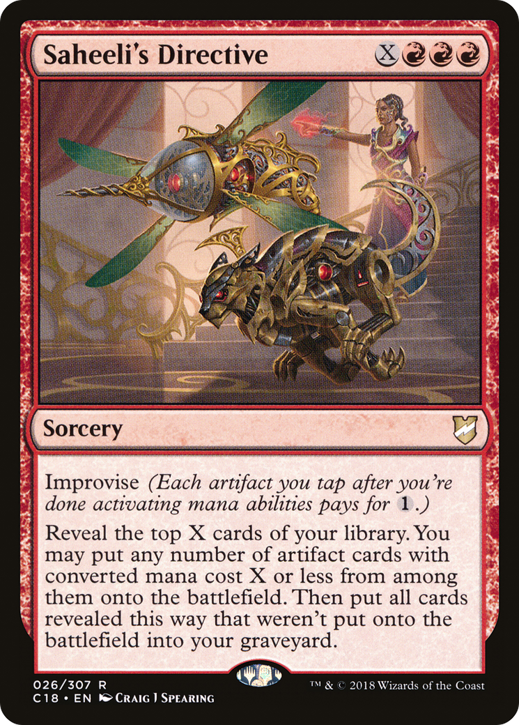Saheeli's Directive (C18-026) [Commander 2018]