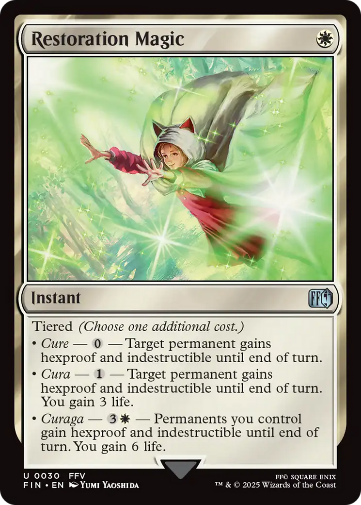 Restoration Magic (FIN-030) [FINAL FANTASY] Foil