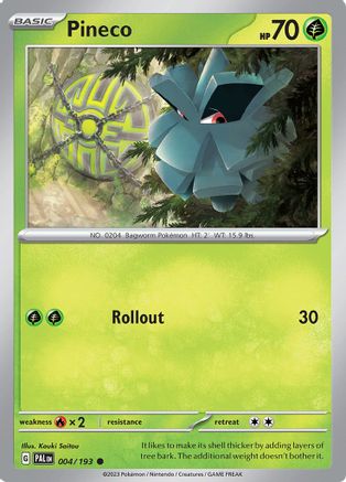Pineco 4 - [SV02 Paldea Evolved]