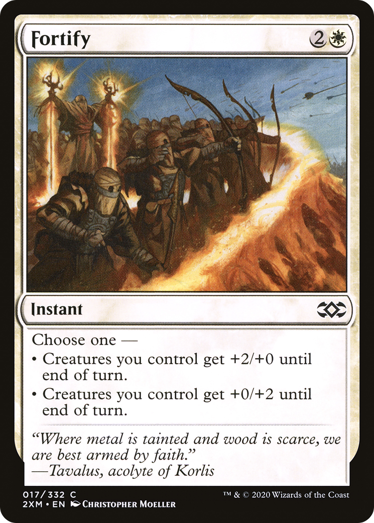 Fortify (2XM-017) [Double Masters] Foil