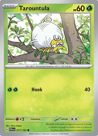 Tarountula - 017/193 17 - [SV02 Paldea Evolved] Reverse Holofoil