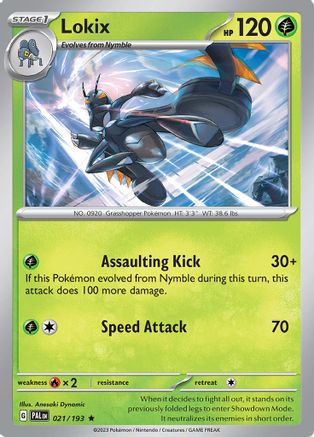 Lokix 21 - [SV02 Paldea Evolved] Holofoil