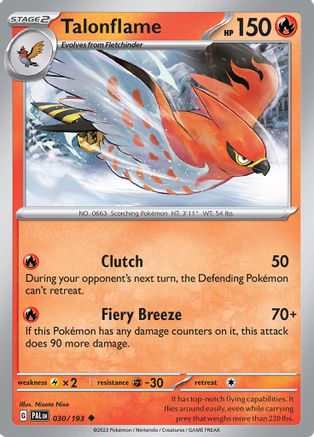 Talonflame 30 - [SV02 Paldea Evolved] Reverse Holofoil