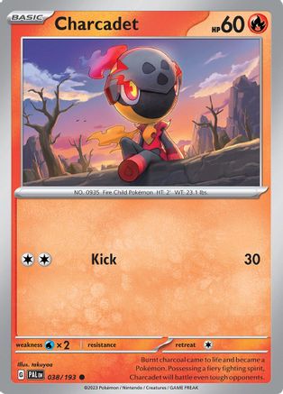 Charcadet - 038/193 38 - [SV02 Paldea Evolved] Reverse Holofoil
