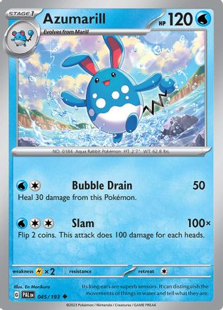 Azumarill 45 - [SV02 Paldea Evolved] Reverse Holofoil
