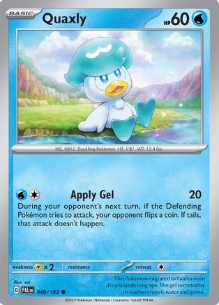 Quaxly - 049/193 49 - [SV02 Paldea Evolved]