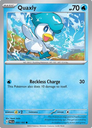 Quaxly - 050/193 50 - [SV02 Paldea Evolved] Reverse Holofoil