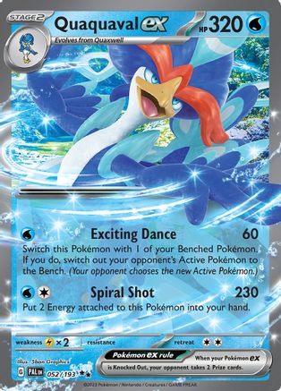 Quaquaval ex - 052/193 52 - [SV02 Paldea Evolved] Holofoil