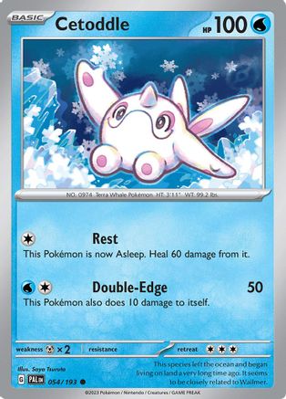 Cetoddle - 054/193 54 - [SV02 Paldea Evolved] Reverse Holofoil