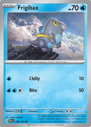 Frigibax - 058/193 58 - [SV02 Paldea Evolved]