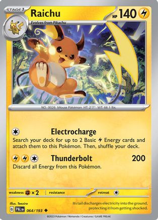 Raichu - 064/193 64 - [SV02 Paldea Evolved] Reverse Holofoil
