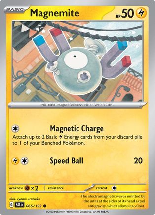 Magnemite 65 - [SV02 Paldea Evolved] Reverse Holofoil