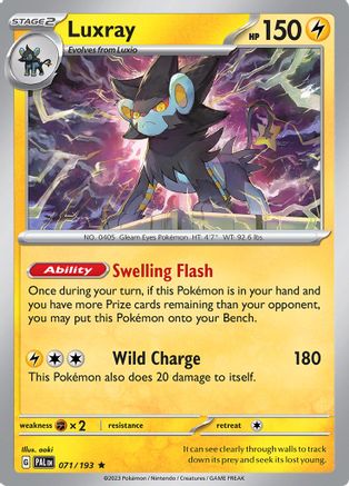 Luxray 71 - [SV02 Paldea Evolved] Holofoil