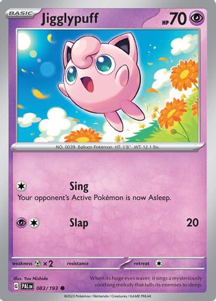 Jigglypuff 83 - [SV02 Paldea Evolved] Reverse Holofoil