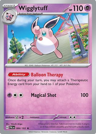Wigglytuff 84 - [SV02 Paldea Evolved] Reverse Holofoil