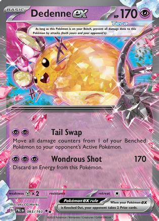 Dedenne ex - 093/193 93 - [SV02 Paldea Evolved] Holofoil