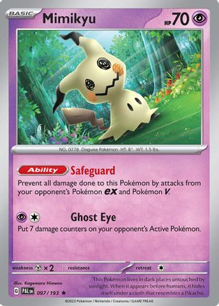 Mimikyu 97 - [SV02 Paldea Evolved] Reverse Holofoil