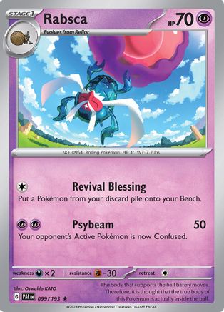 Rabsca - 099/193 99 - [SV02 Paldea Evolved] Holofoil