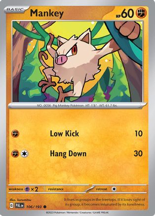 Mankey 106 - [SV02 Paldea Evolved]