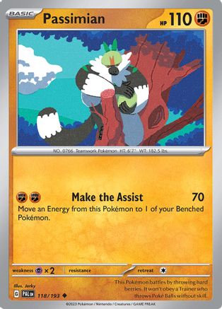 Passimian 118 - [SV02 Paldea Evolved] Reverse Holofoil