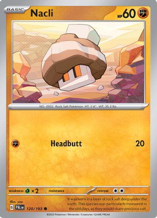 Nacli - 120/193 120 - [SV02 Paldea Evolved] Reverse Holofoil