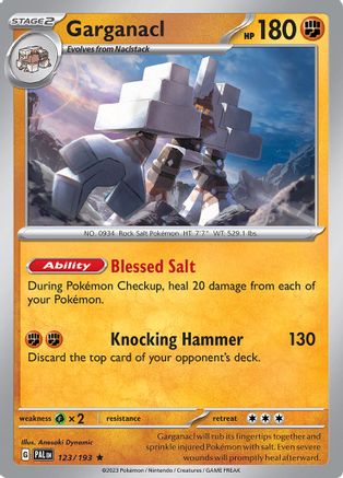 Garganacl 123 - [SV02 Paldea Evolved] Holofoil