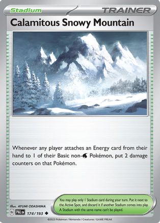 Calamitous Snowy Mountain 174 - [SV02 Paldea Evolved]
