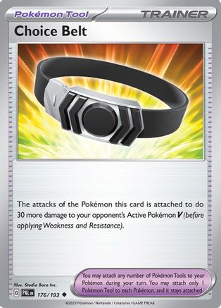 Choice Belt 176 - [SV02 Paldea Evolved] Reverse Holofoil