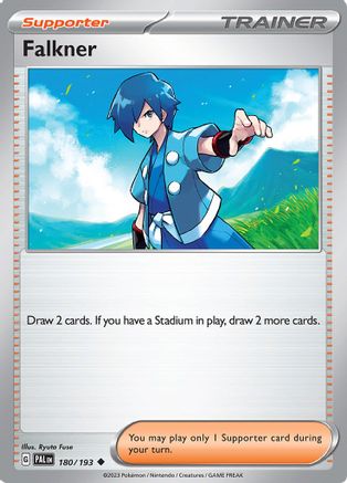 Falkner - 180/193 180 - [SV02 Paldea Evolved] Reverse Holofoil