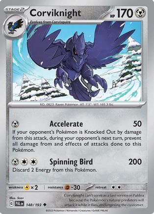Corviknight 148 - [SV02 Paldea Evolved]